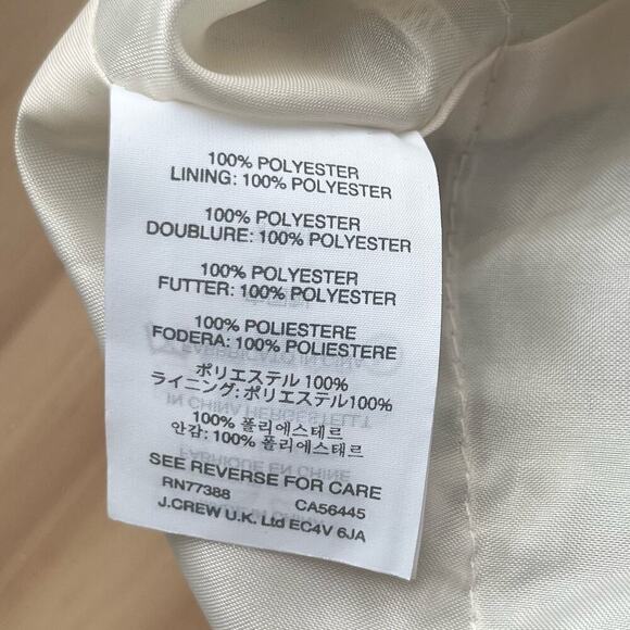 J.Crew Blurred Ikat Pleated Mini Skirt in Black White‎ Zipper Back, Size 4 - Picture 11 of 12